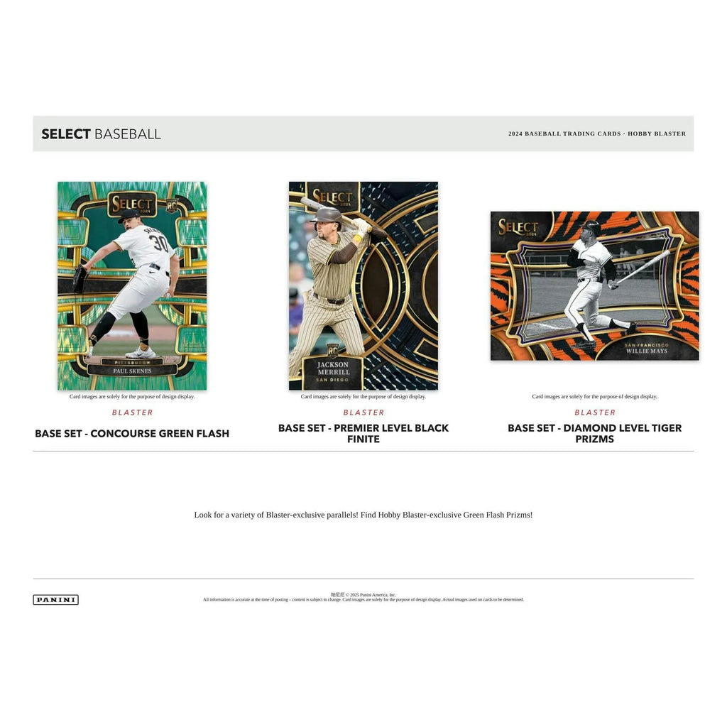 2024 Panini Select Baseball Blaster Hobby 20 Box Case (Ships Sealed Only)