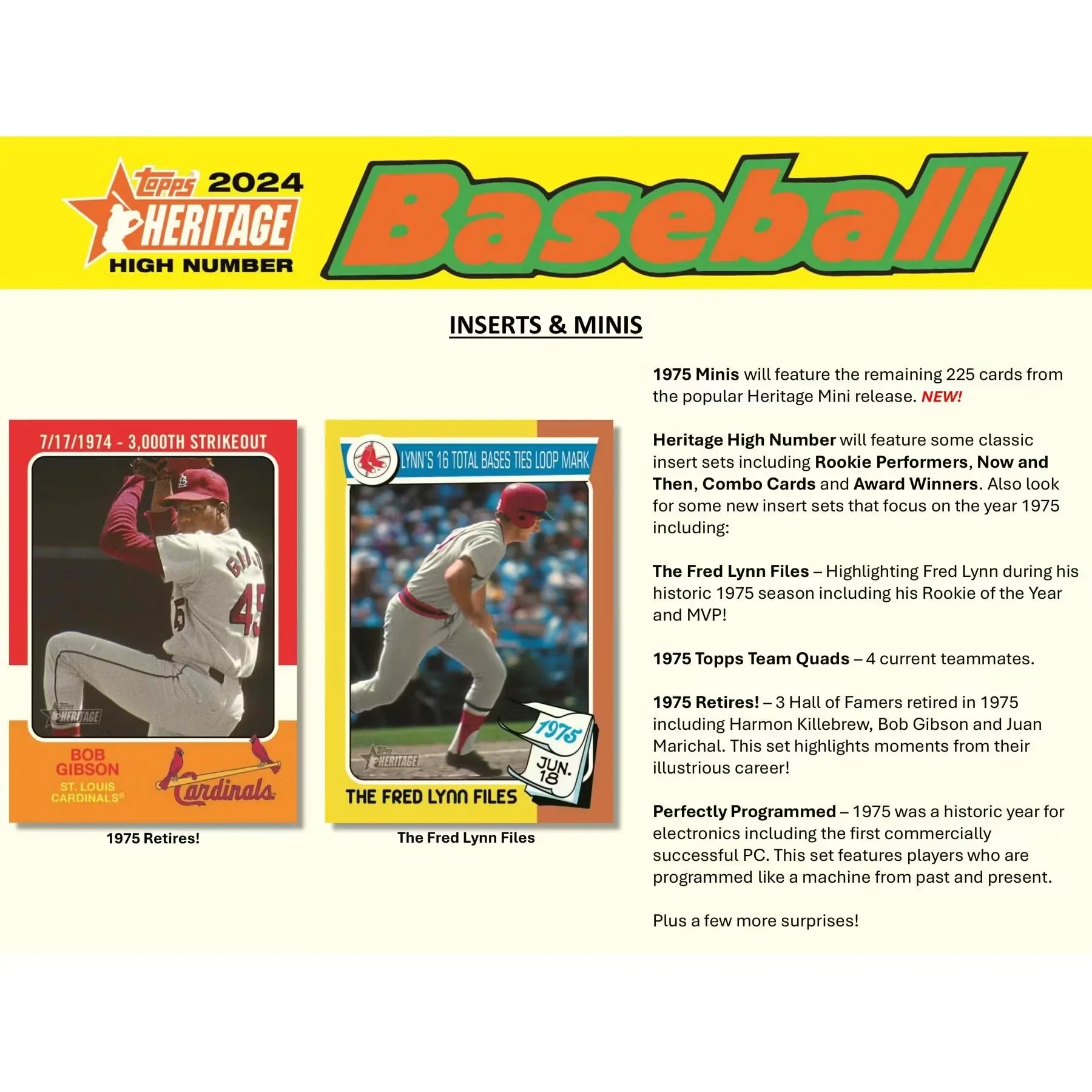 2024 Topps Heritage High Number Baseball Hobby Box (Ships Sealed Only) - D