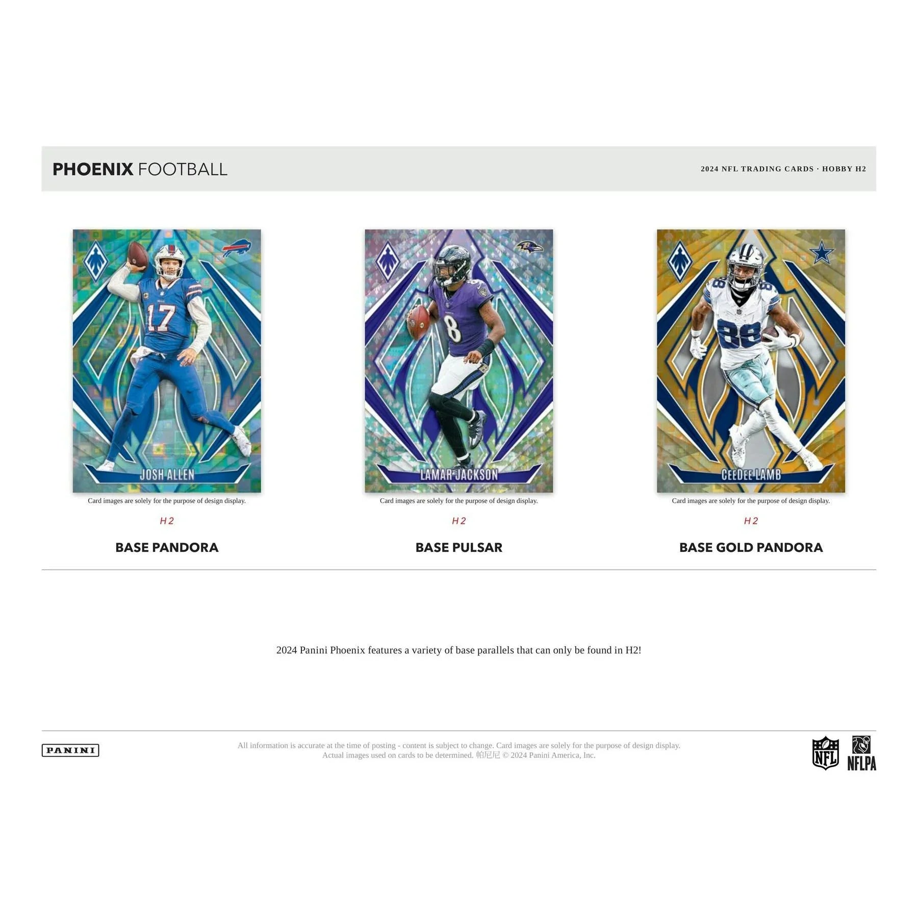 2024 Panini Phoenix Football H2 20 Box Case (Ships Sealed Only) - D2