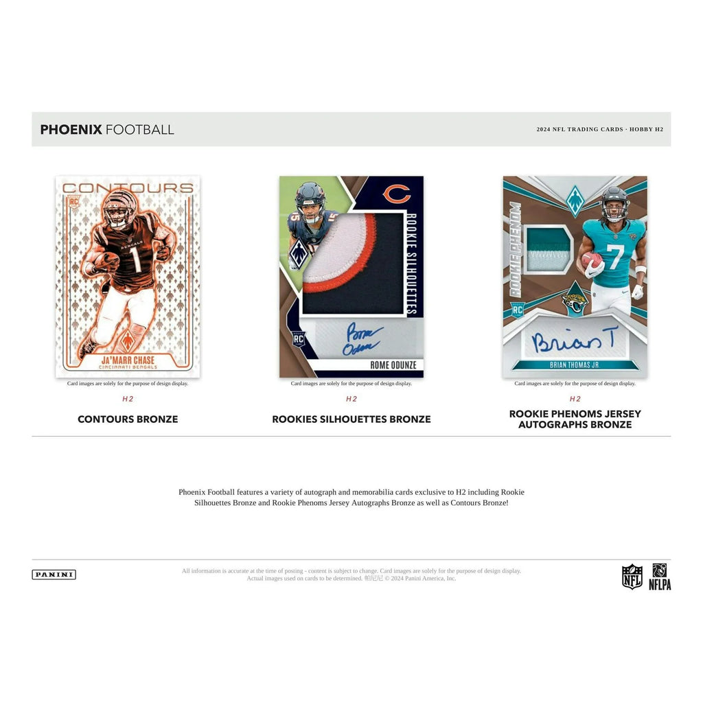2024 Panini Phoenix Football H2 Hobby Box (Ships Sealed Only)