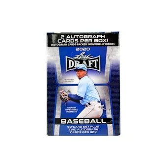 2020 Leaf Draft Baseball Blaster Box (Ships Sealed Only)
