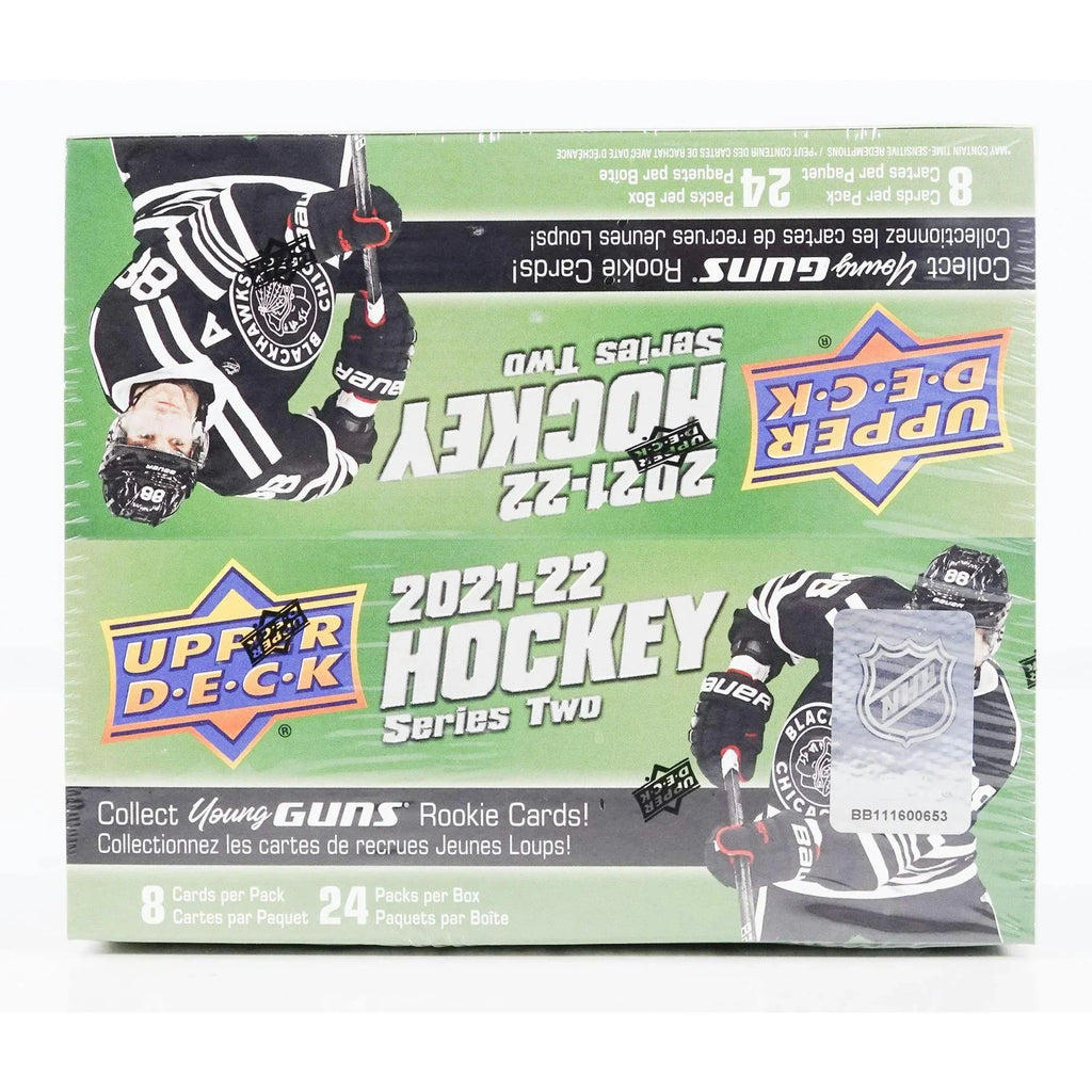 2021 22 Upper Deck Series 2 Hockey 24 Pack Retail Box (Ships Sealed Only)