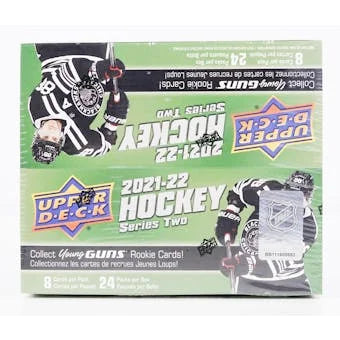 2021 22 Upper Deck Series 2 Hockey 24 Pack Retail Box (Ships Sealed Only)