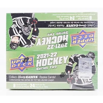 2021 22 Upper Deck Series 2 Hockey 24 Pack Retail Box (Ships Sealed Only)
