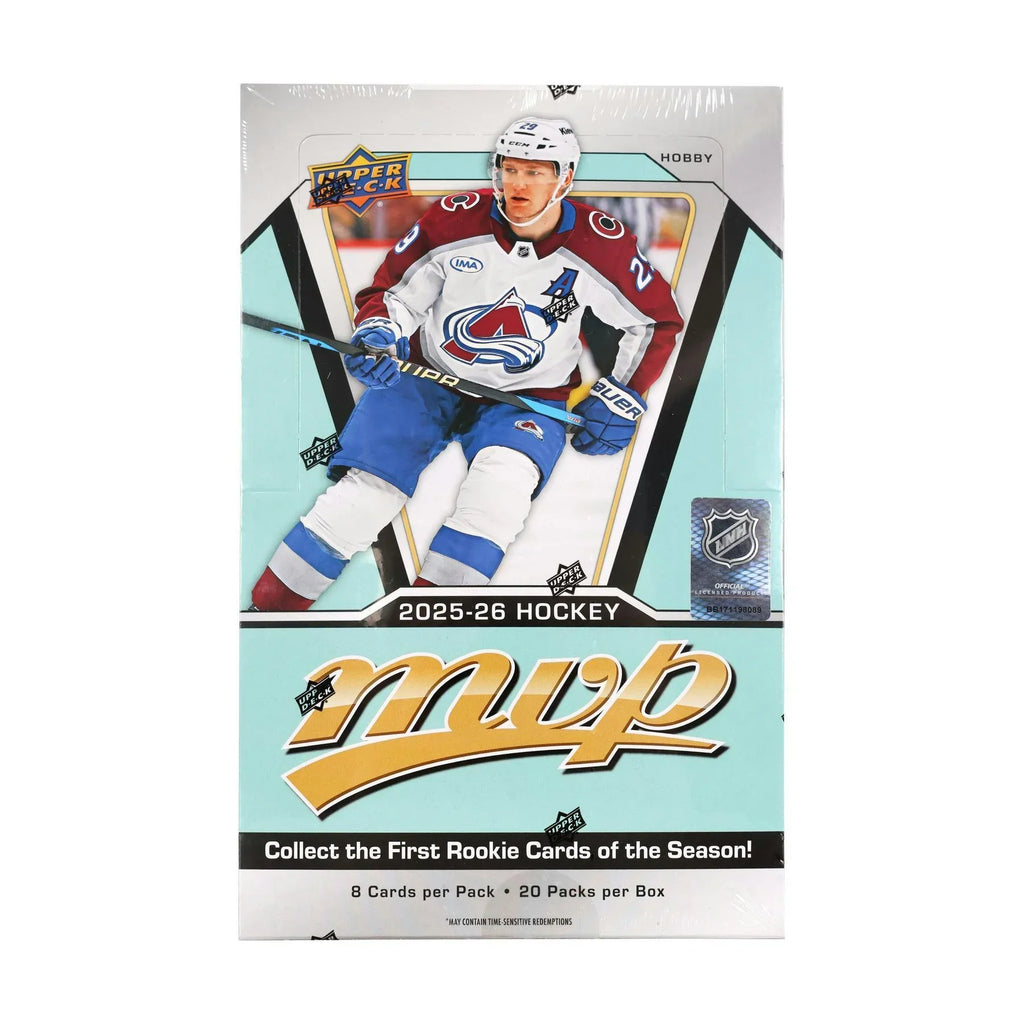 2025 26 Upper Deck MVP Hockey Hobby 20 Box Case (Ships Sealed Only)