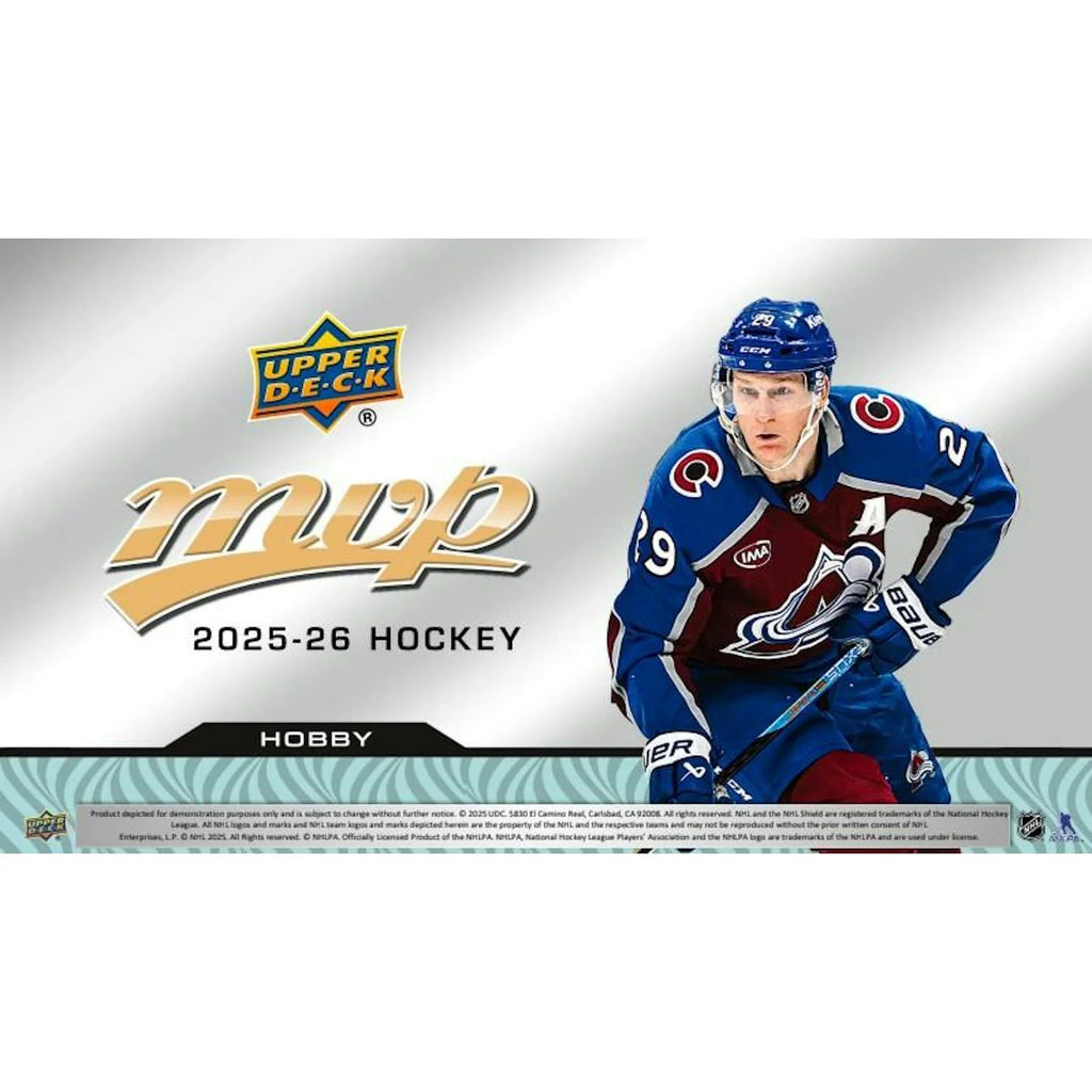 2025 26 Upper Deck MVP Hockey Hobby 20 Box Case (Ships Sealed Only)