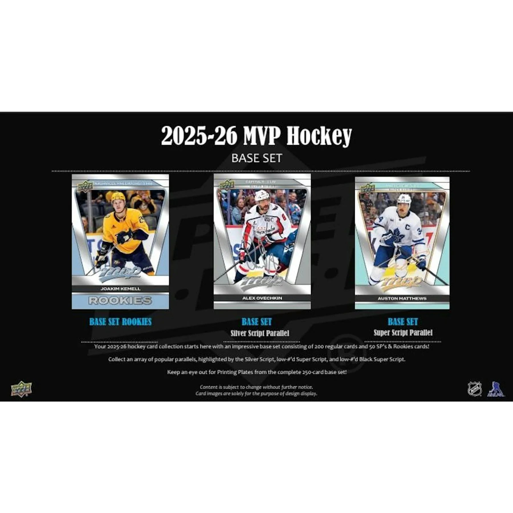 2025 26 Upper Deck MVP Hockey Hobby 20 Box Case (Ships Sealed Only)