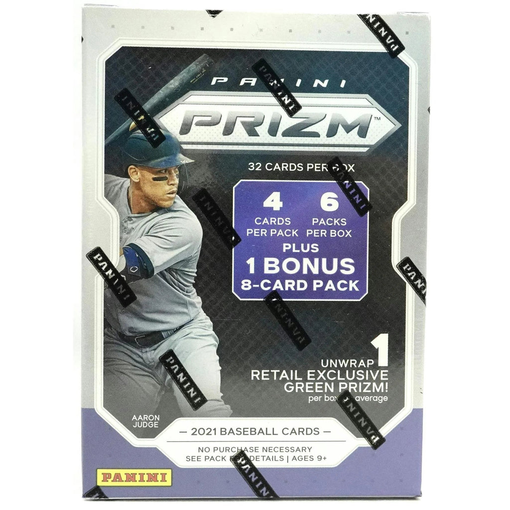 2021 Panini Prizm Baseball Blaster Box Green Prizms (Ships Sealed Only)