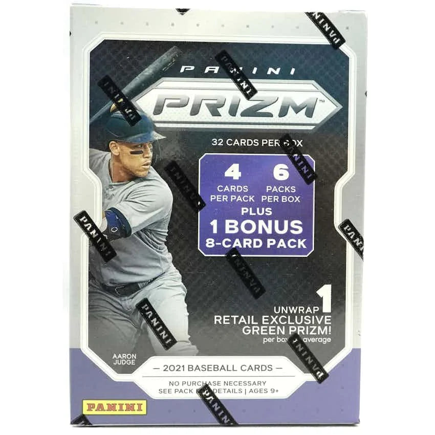 2021 Panini Prizm Baseball Blaster Box Green Prizms (Ships Sealed Only)