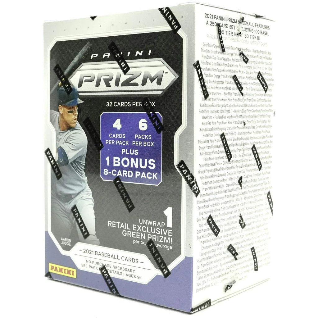 2021 Panini Prizm Baseball Blaster Box Green Prizms (Ships Sealed Only)
