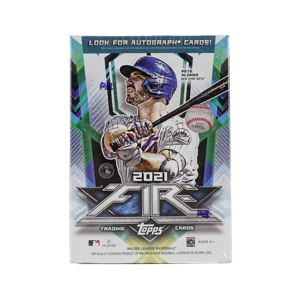2021 Topps Fire Baseball Blaster Box (Ships Sealed Only)