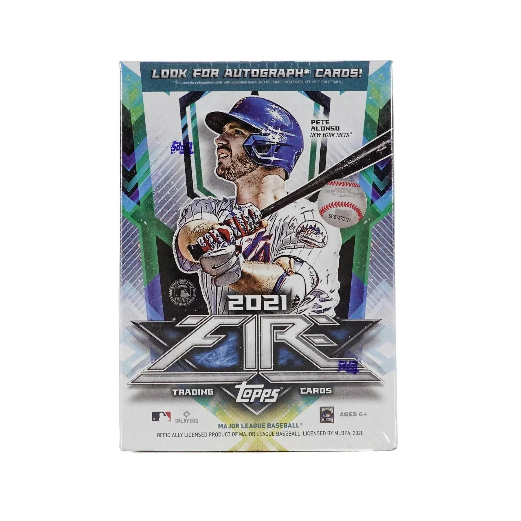2021 Topps Fire Baseball Blaster Box (Ships Sealed Only)
