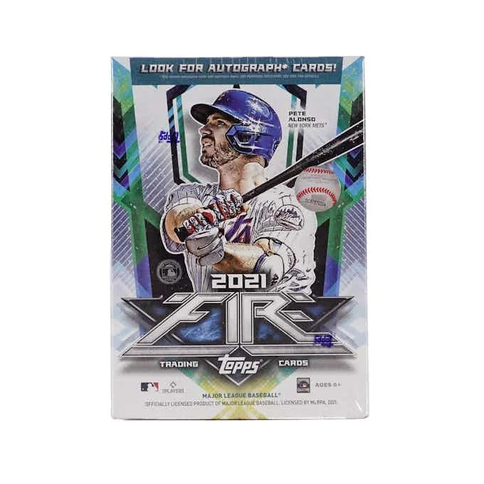 2021 Topps Fire Baseball Blaster Box (Ships Sealed Only)