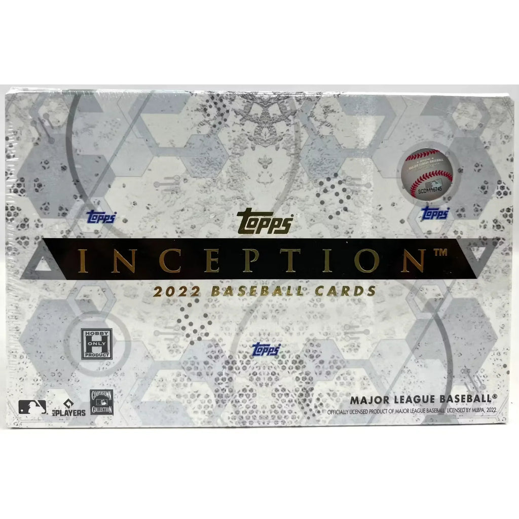 2022 Topps Inception Baseball Hobby 16-Box Case | Autograph Patch Cards (Ships Sealed Only)