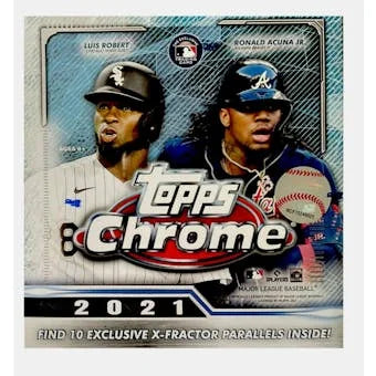 2021 Topps Chrome Baseball Mega Box (Ships Sealed Only) - D