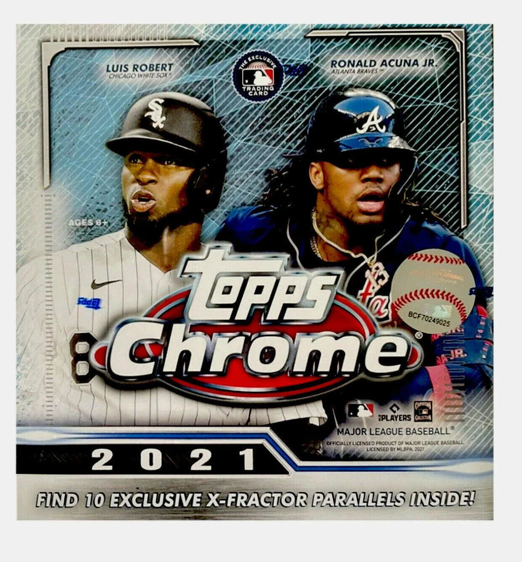 2021 Topps Chrome Baseball Mega Box (Ships Sealed Only) - D