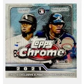 2021 Topps Chrome Baseball Mega Box (Ships Sealed Only) - D