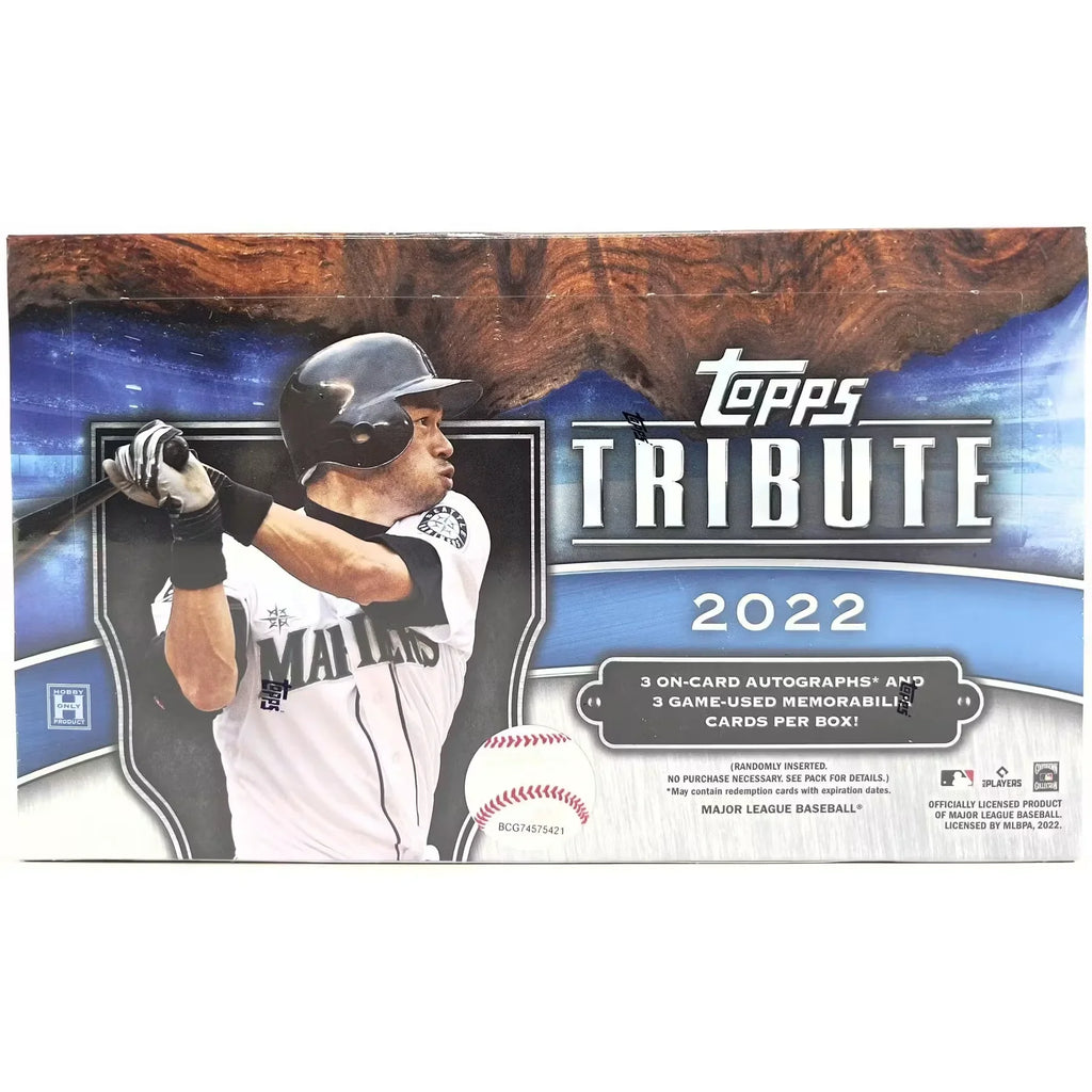 2022 Topps Tribute Baseball Hobby Box (Ships Sealed Only)