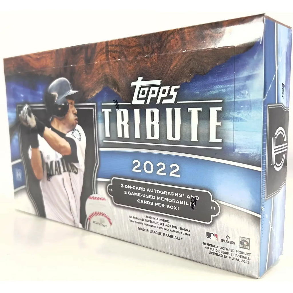 2022 Topps Tribute Baseball Hobby Box (Ships Sealed Only)