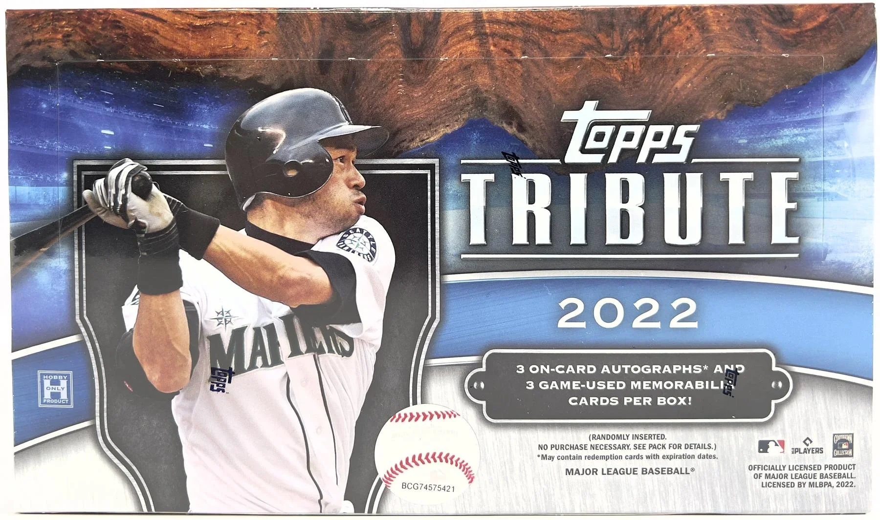 2022 Topps Tribute Baseball Hobby Box (Ships Sealed Only)