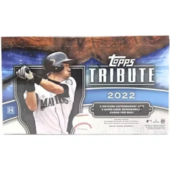 2022 Topps Tribute Baseball Hobby Box (Ships Sealed Only)