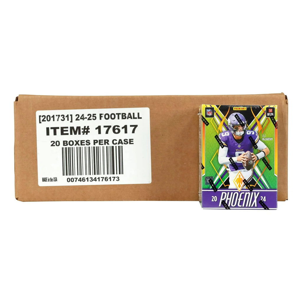 2024 Panini Phoenix Football Blaster Hobby 20 Box Case Teal Parallels (Ships Sealed Only) - D1