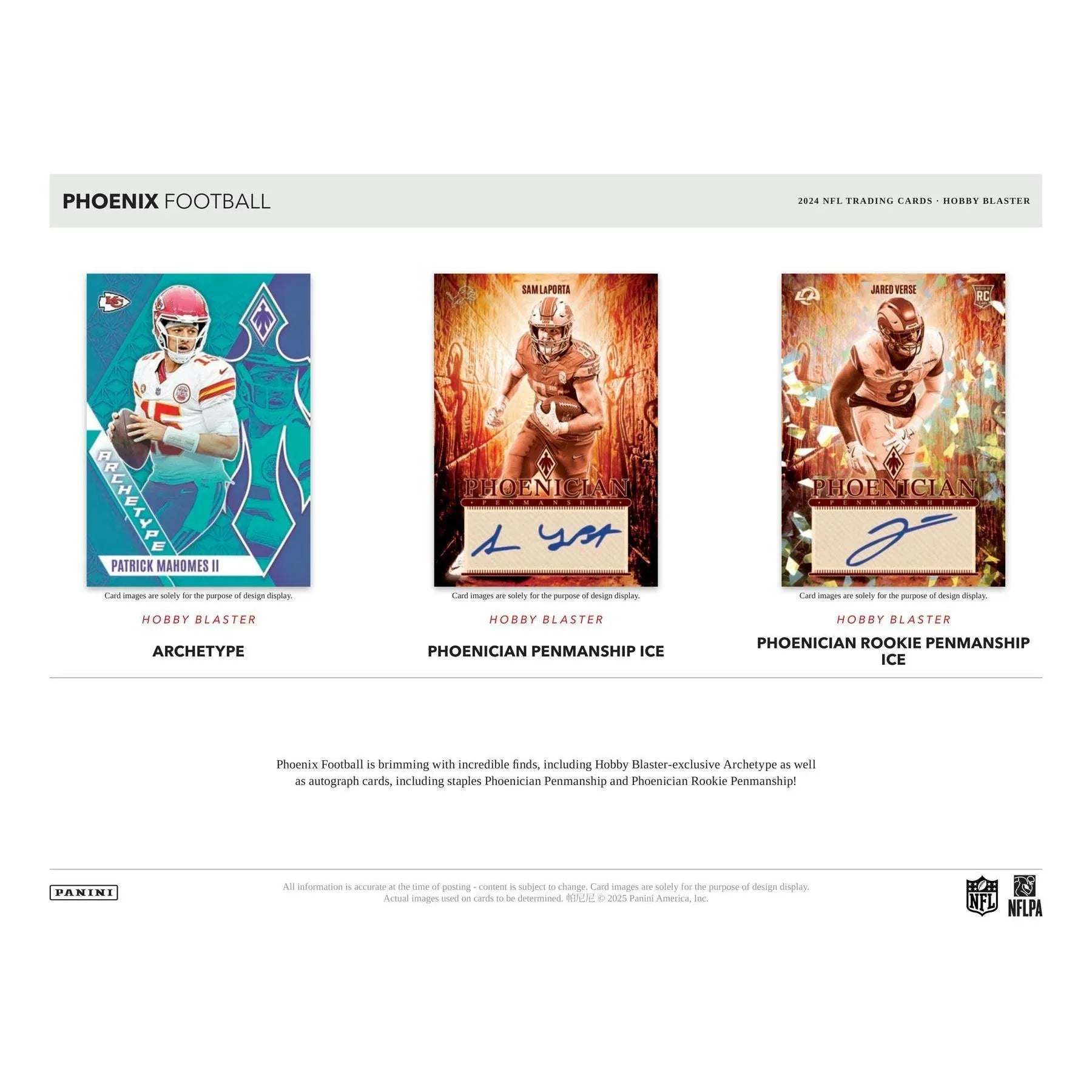 2024 Panini Phoenix Football Blaster Hobby 20 Box Case Teal Parallels (Ships Sealed Only) - D1