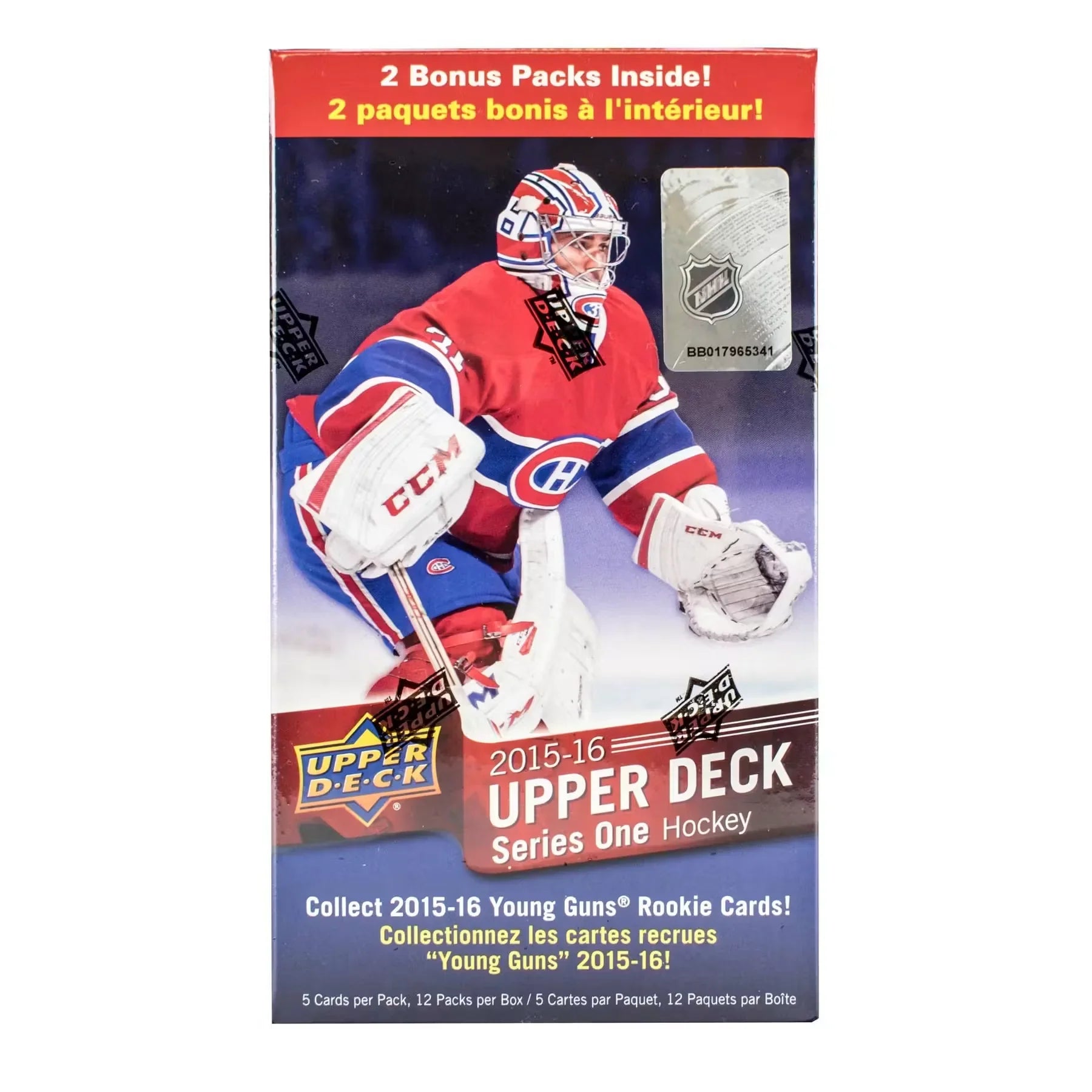2015 16 Upper Deck Series 1 Hockey Blaster Box 12 Pack (Ships Sealed Only)