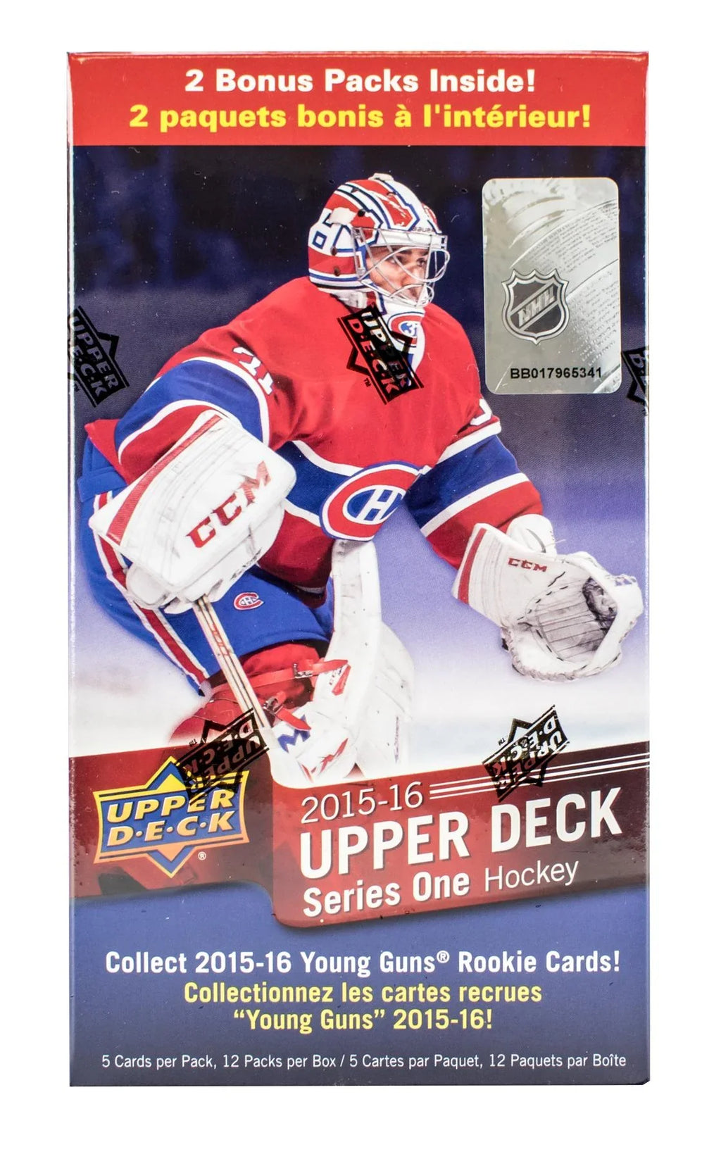 2015 16 Upper Deck Series 1 Hockey Blaster Box 12 Pack (Ships Sealed Only)