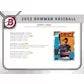 2022 Bowman Baseball Hobby Jumbo 8-Box Case | Prospect & Autograph (Ships Sealed Only)