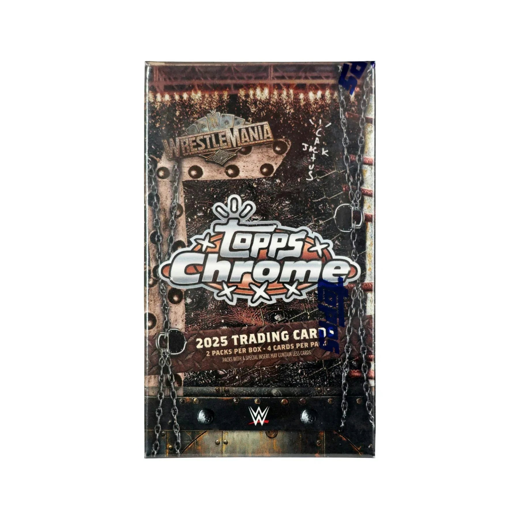 2025 Topps Chrome WWE Cactus Jack Hobby Box WrestleMania Exclusive (Ships Sealed Only)
