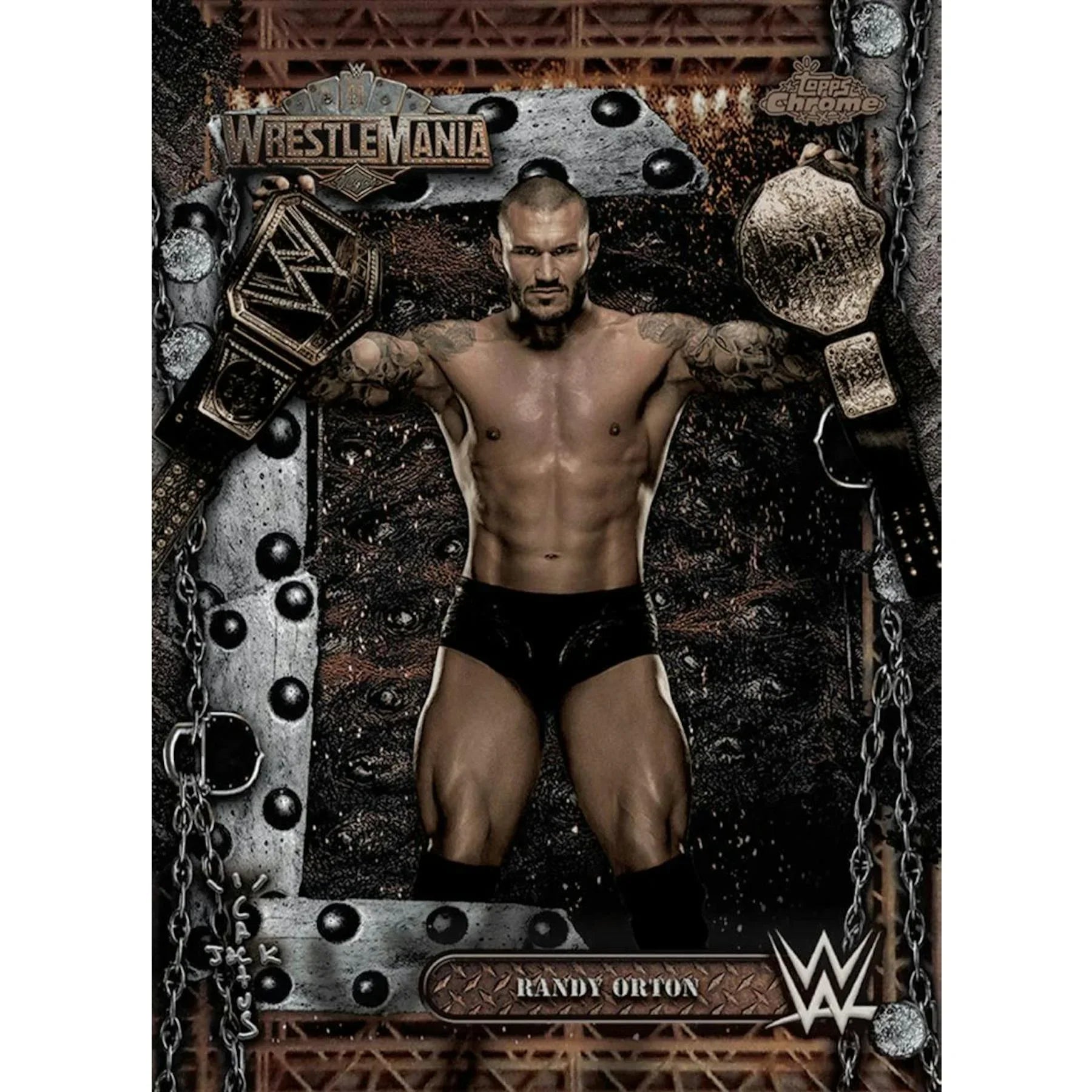 2025 Topps Chrome WWE Cactus Jack Hobby Box WrestleMania Exclusive (Ships Sealed Only)