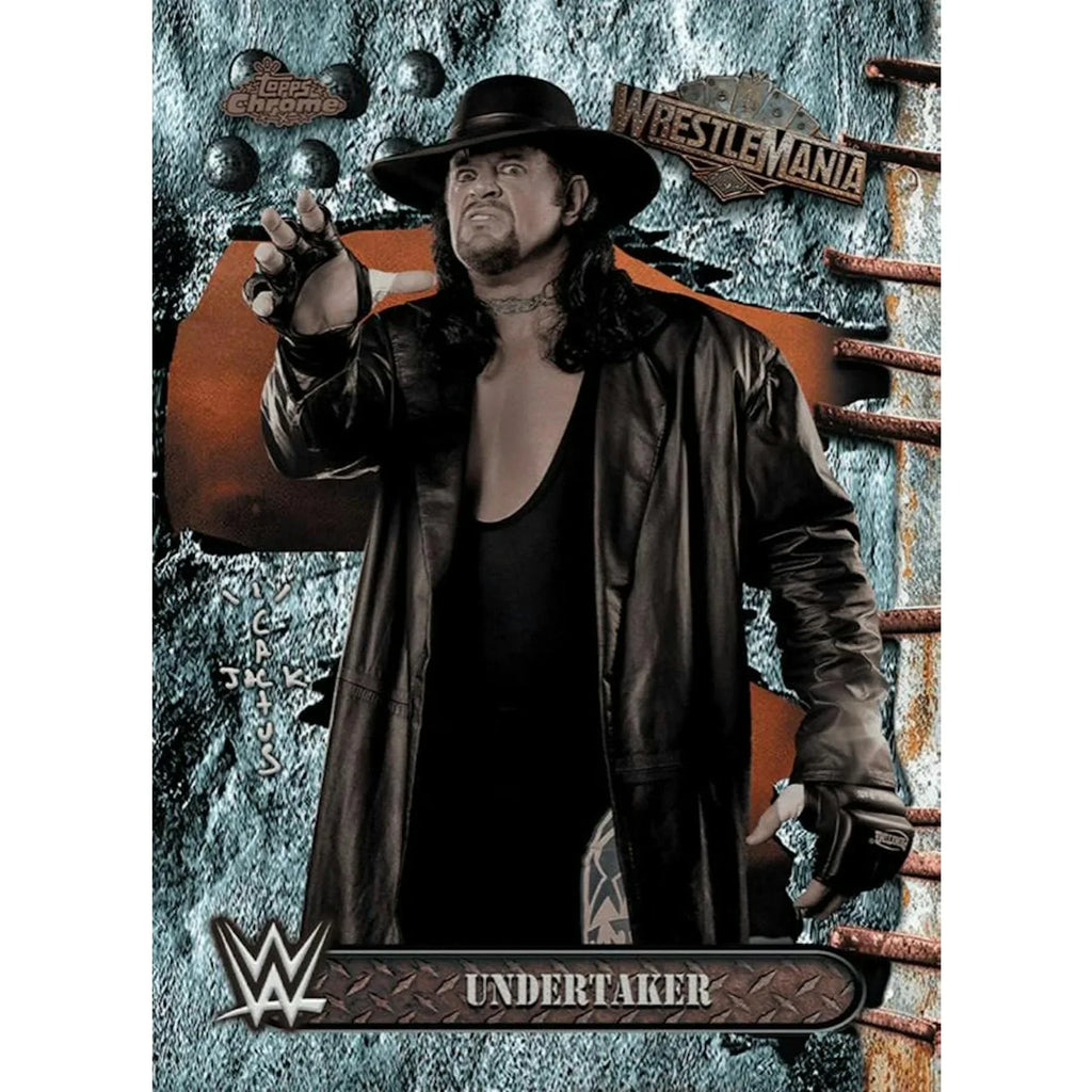 2025 Topps Chrome WWE Cactus Jack Hobby Box WrestleMania Exclusive (Ships Sealed Only)