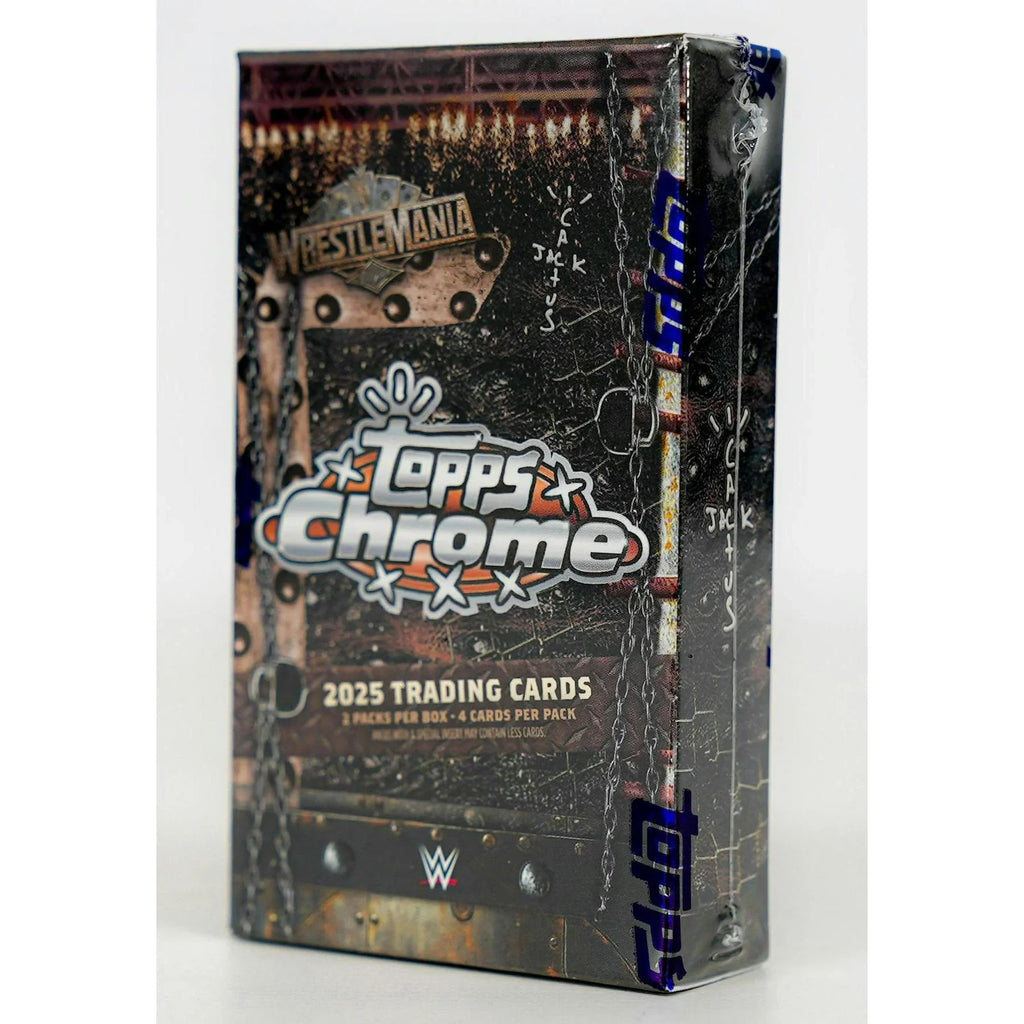 2025 Topps Chrome WWE Cactus Jack Hobby Box WrestleMania Exclusive (Ships Sealed Only)