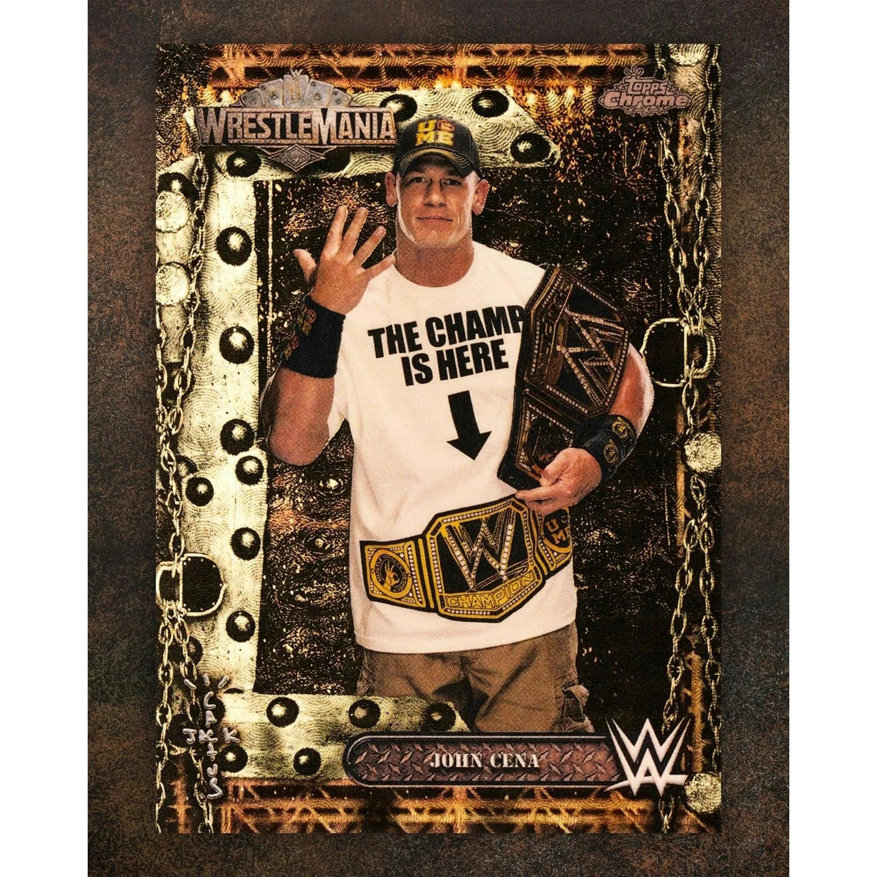 2025 Topps Chrome WWE Cactus Jack Hobby Box WrestleMania Exclusive (Ships Sealed Only)