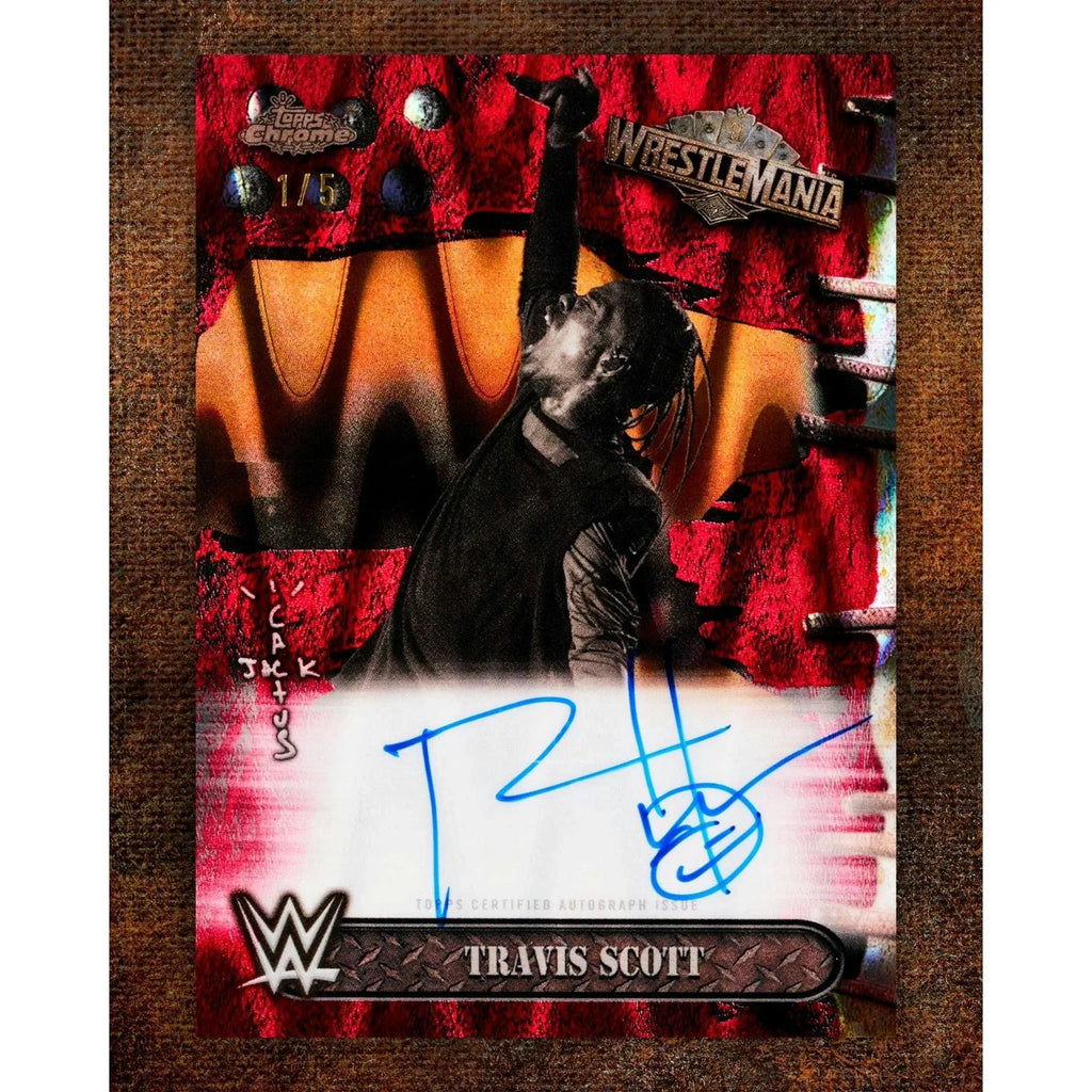 2025 Topps Chrome WWE Cactus Jack Hobby Box WrestleMania Exclusive (Ships Sealed Only)