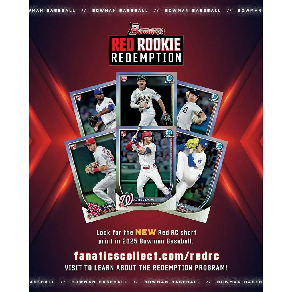 2025 Bowman Baseball Hobby 12 Box Case (Ships Sealed Only) - D1