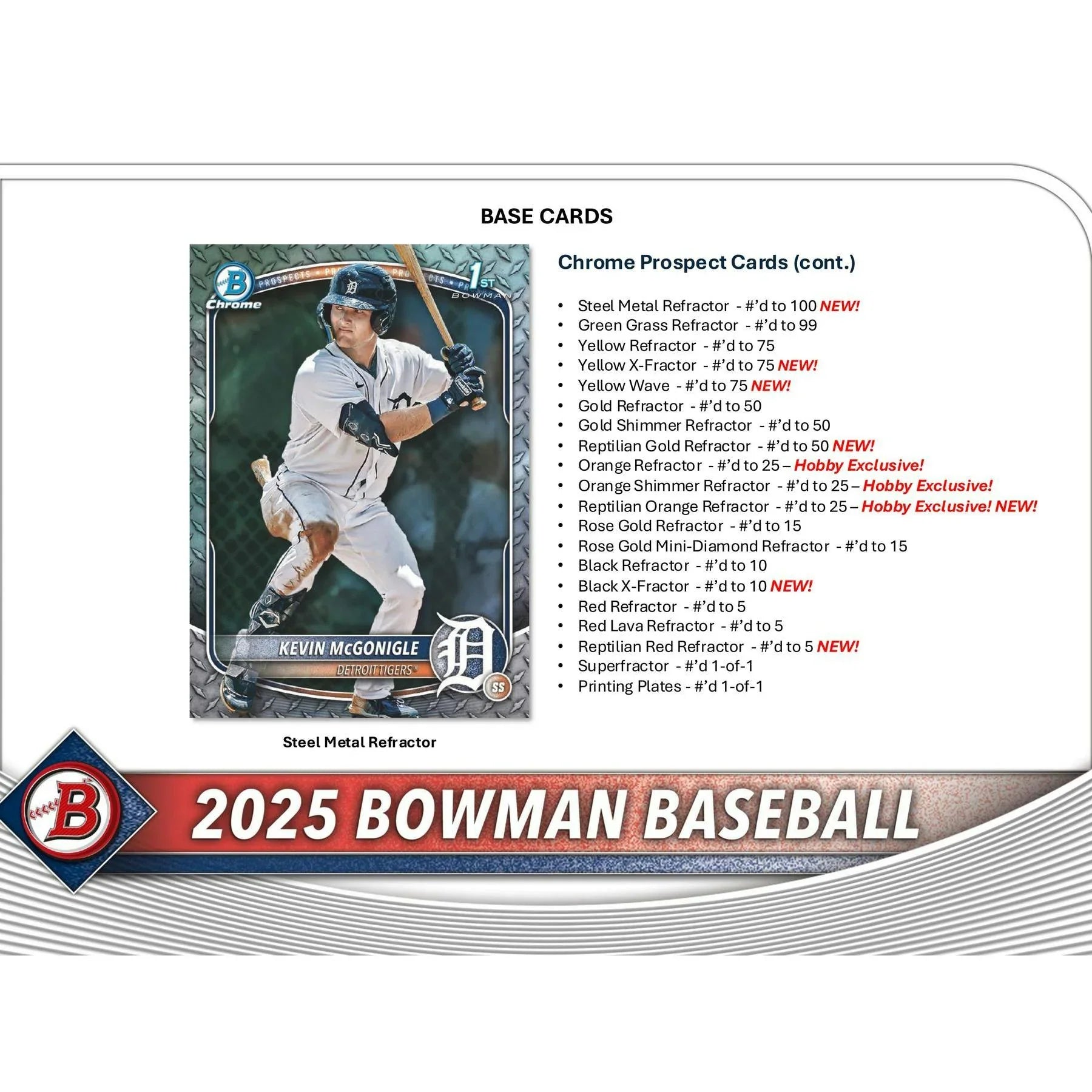 2025 Bowman Baseball Hobby 12 Box Case (Ships Sealed Only) - D1
