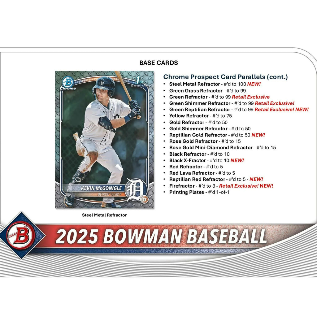 2025 Bowman Baseball Blaster Box (Ships Sealed Only)