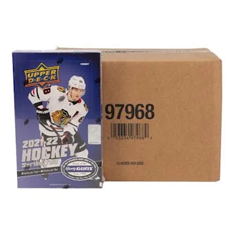 2021 22 Upper Deck Series 2 Hockey Hobby 12 Box Case (Ships Sealed Only) - D2