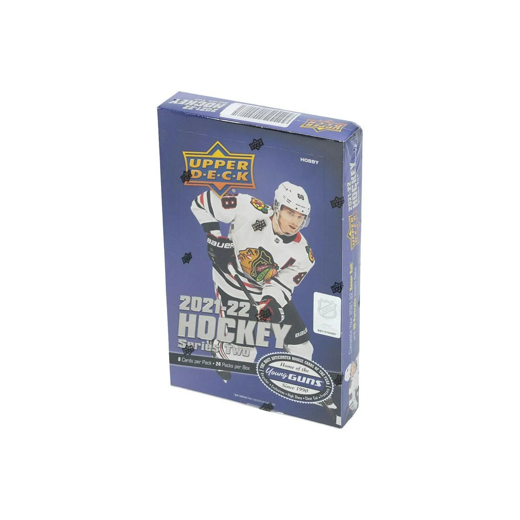 2021 22 Upper Deck Series 2 Hockey Hobby 12 Box Case (Ships Sealed Only) - D2