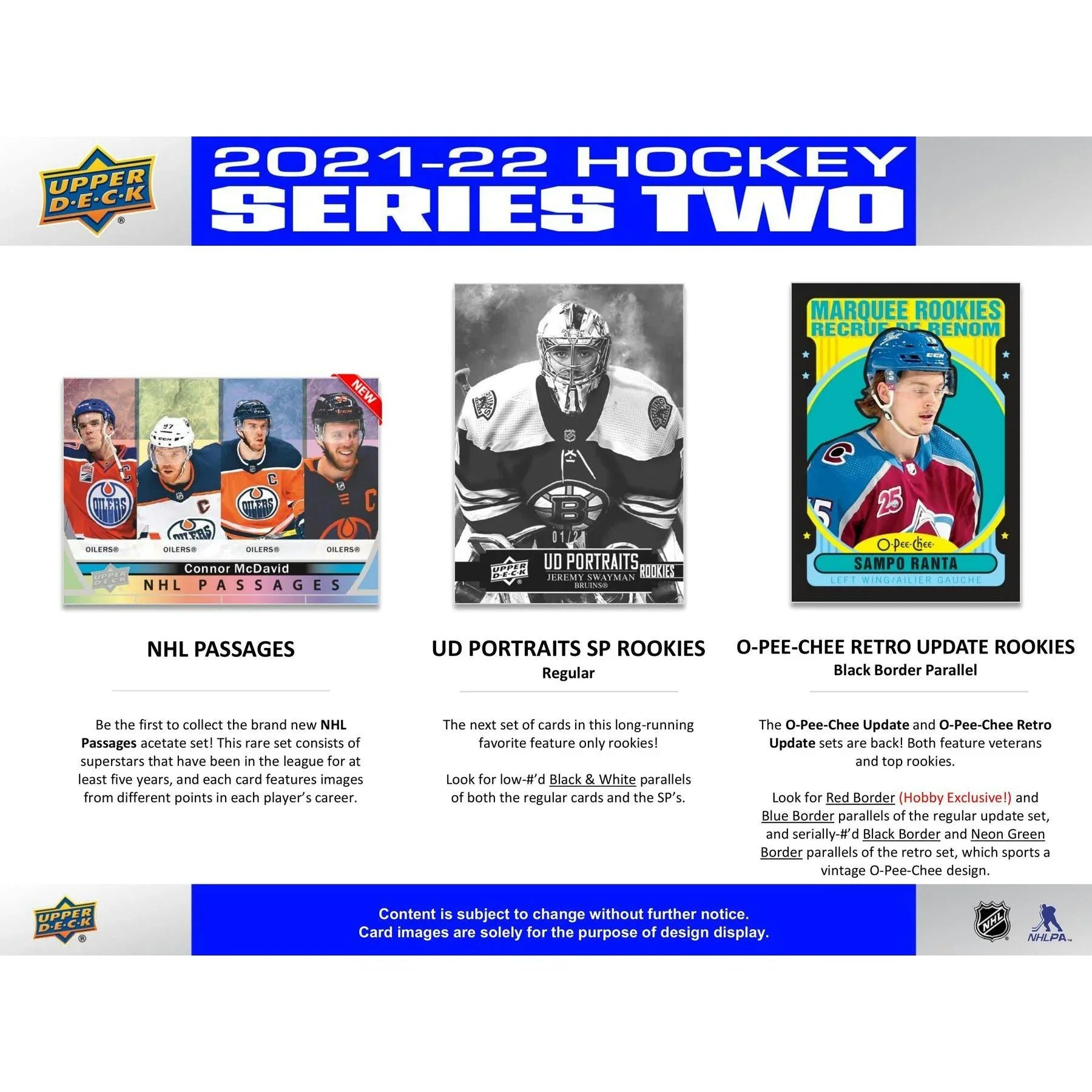 2021 22 Upper Deck Series 2 Hockey Hobby 12 Box Case (Ships Sealed Only) - D2