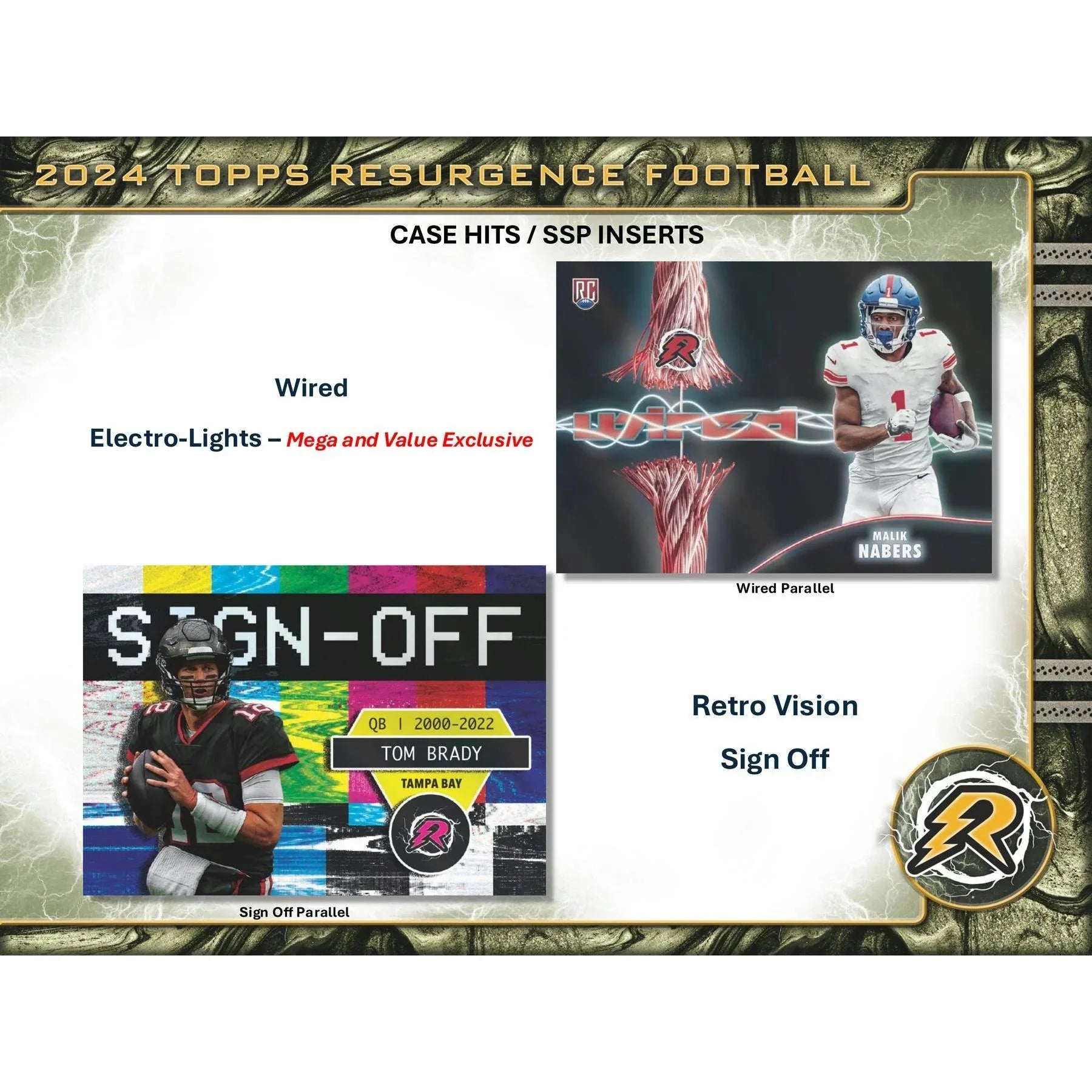2024 Topps Resurgence Football Hobby Box (Ships Sealed Only) - D