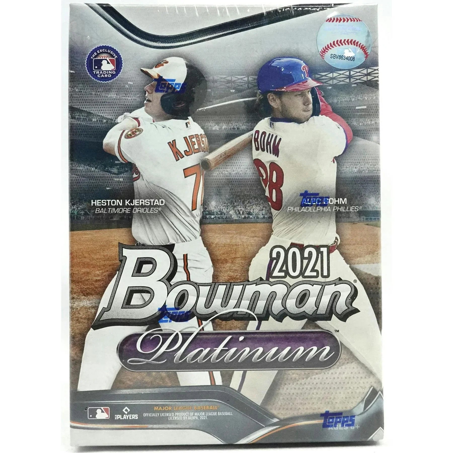 2021 Bowman Platinum Baseball 8 Pack Blaster Box (Ships Sealed Only)