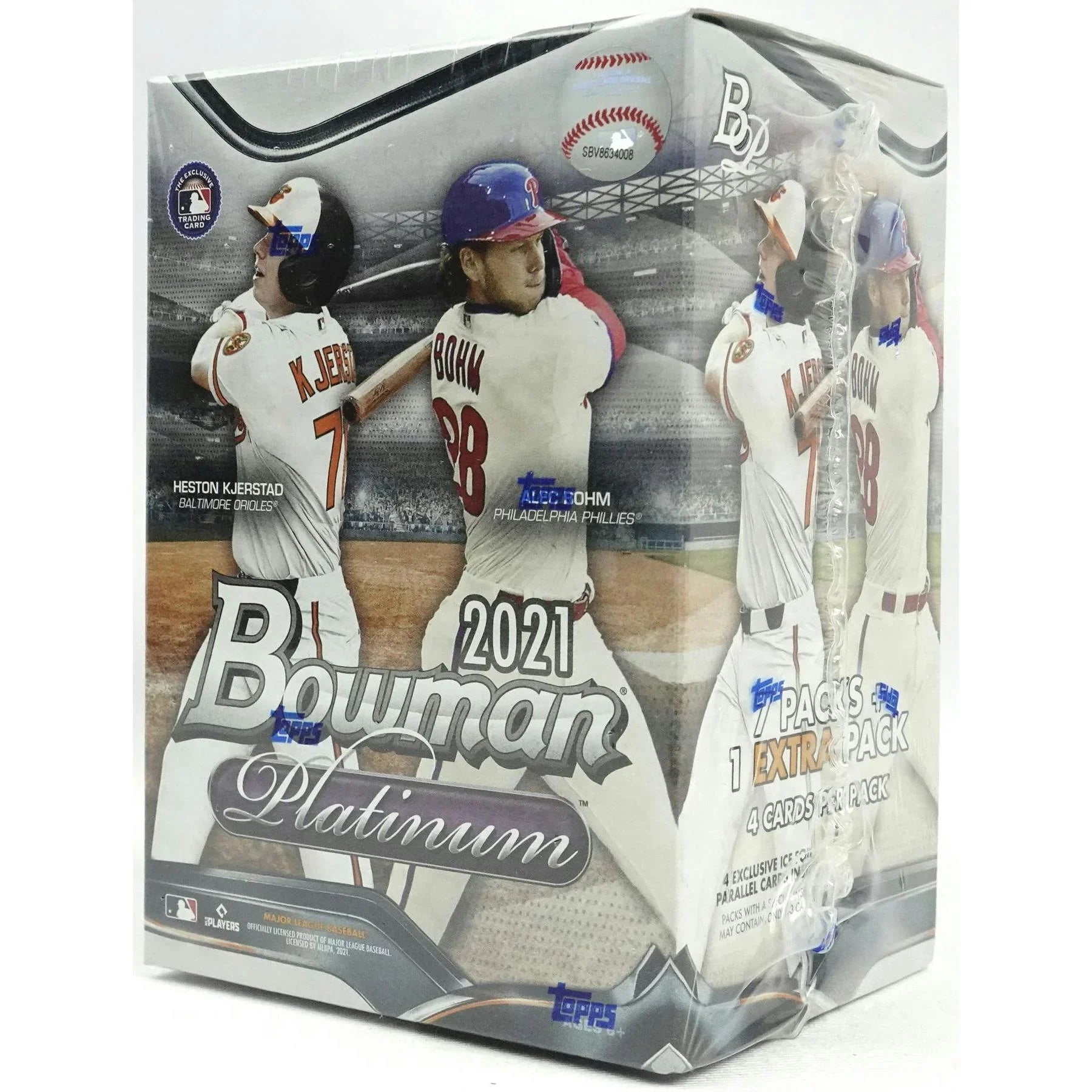 2021 Bowman Platinum Baseball 8 Pack Blaster Box (Ships Sealed Only)