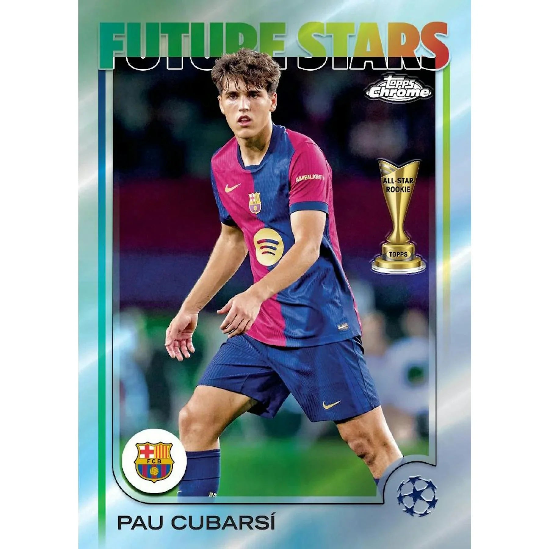 2024 25 Topps Chrome UEFA Club Competitions Hobby Box (Ships Sealed Only)