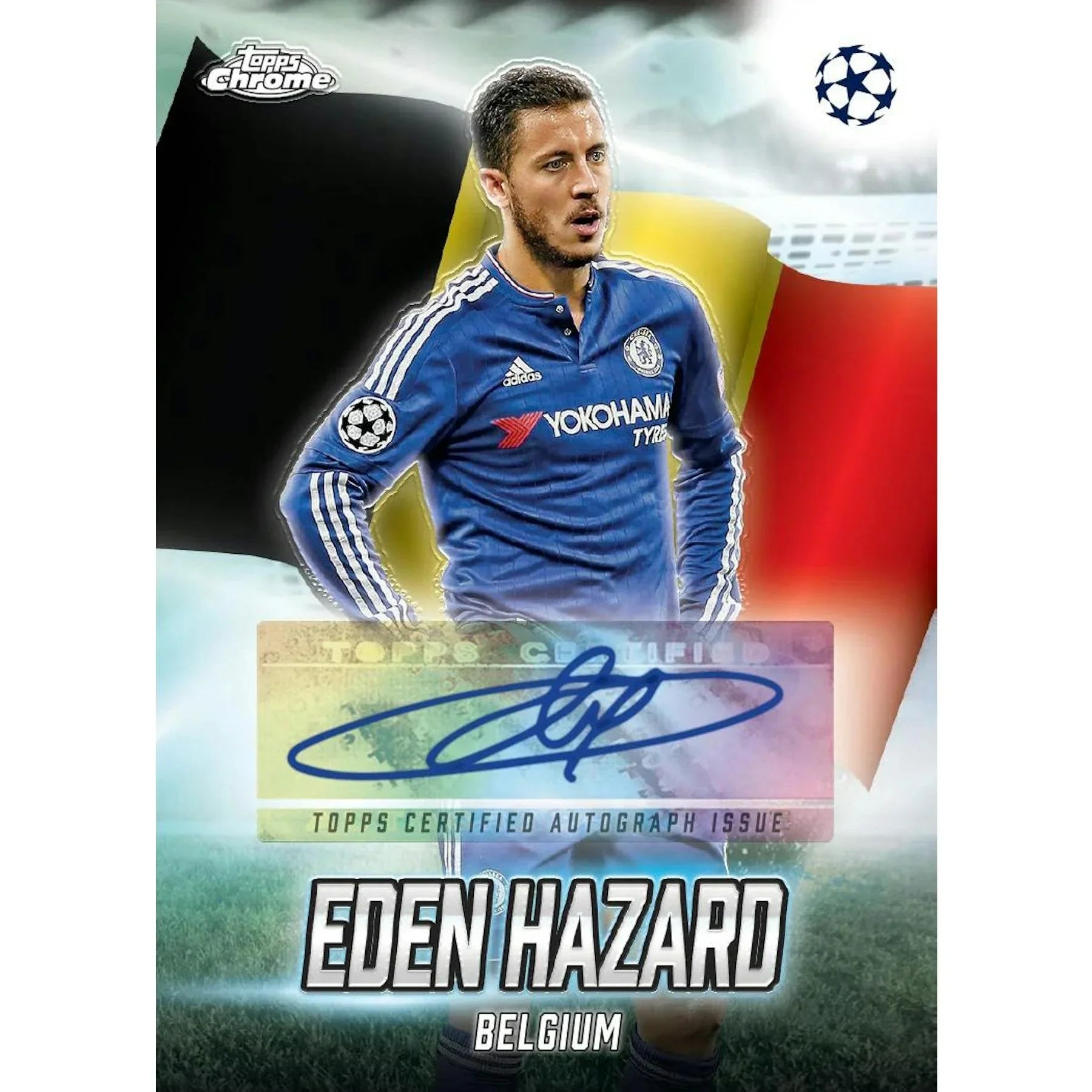 2024 25 Topps Chrome UEFA Club Competitions Blaster Box (Ships Sealed Only)