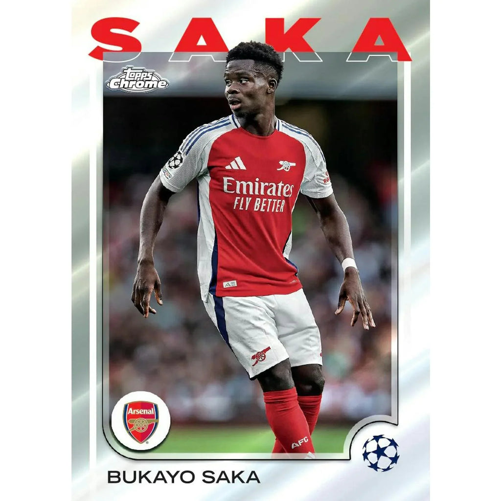 2024 25 Topps Chrome UEFA Club Competitions Blaster Box (Ships Sealed Only)