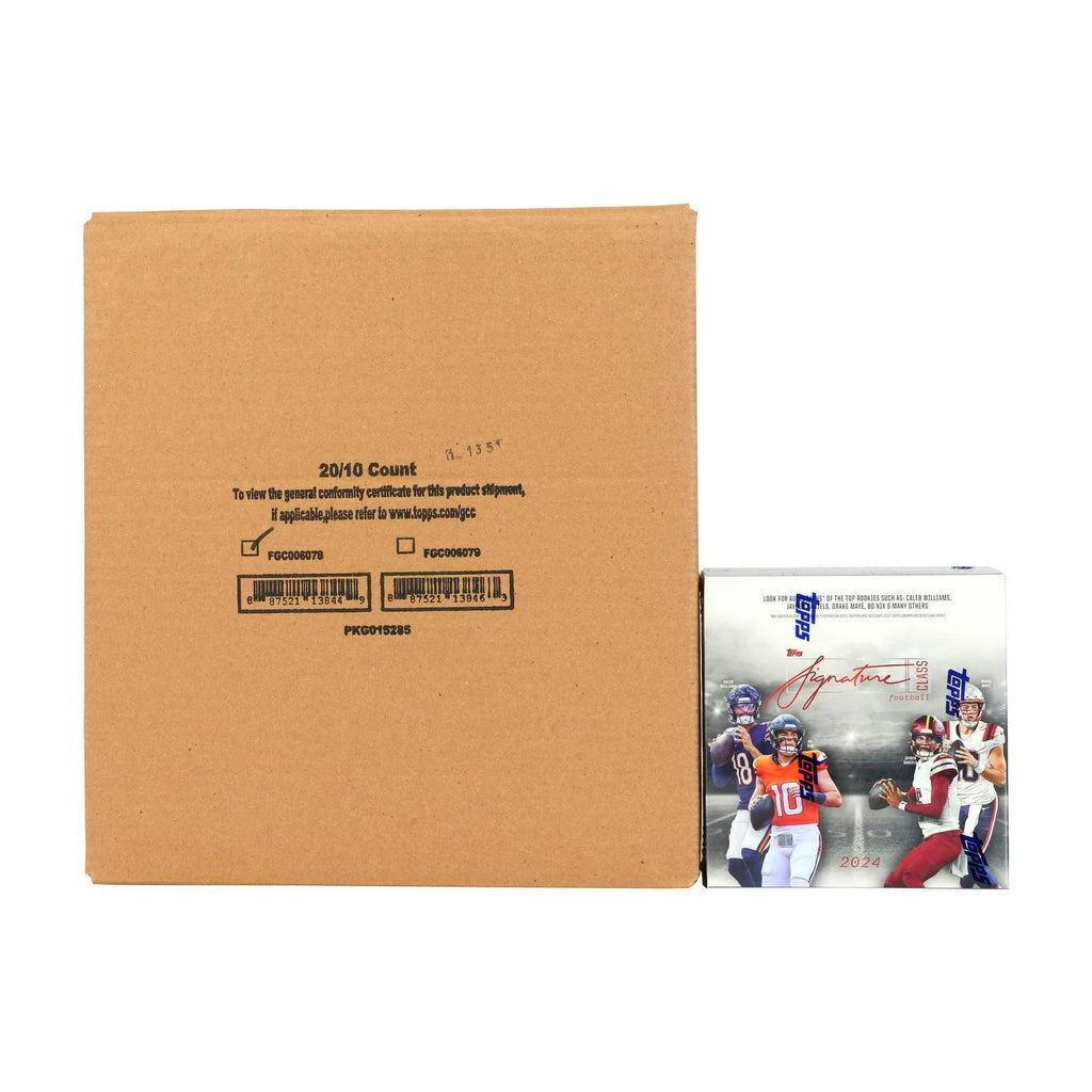 2024 Topps Signature Class Football Mega 20 Box Case (Ships Sealed Only)