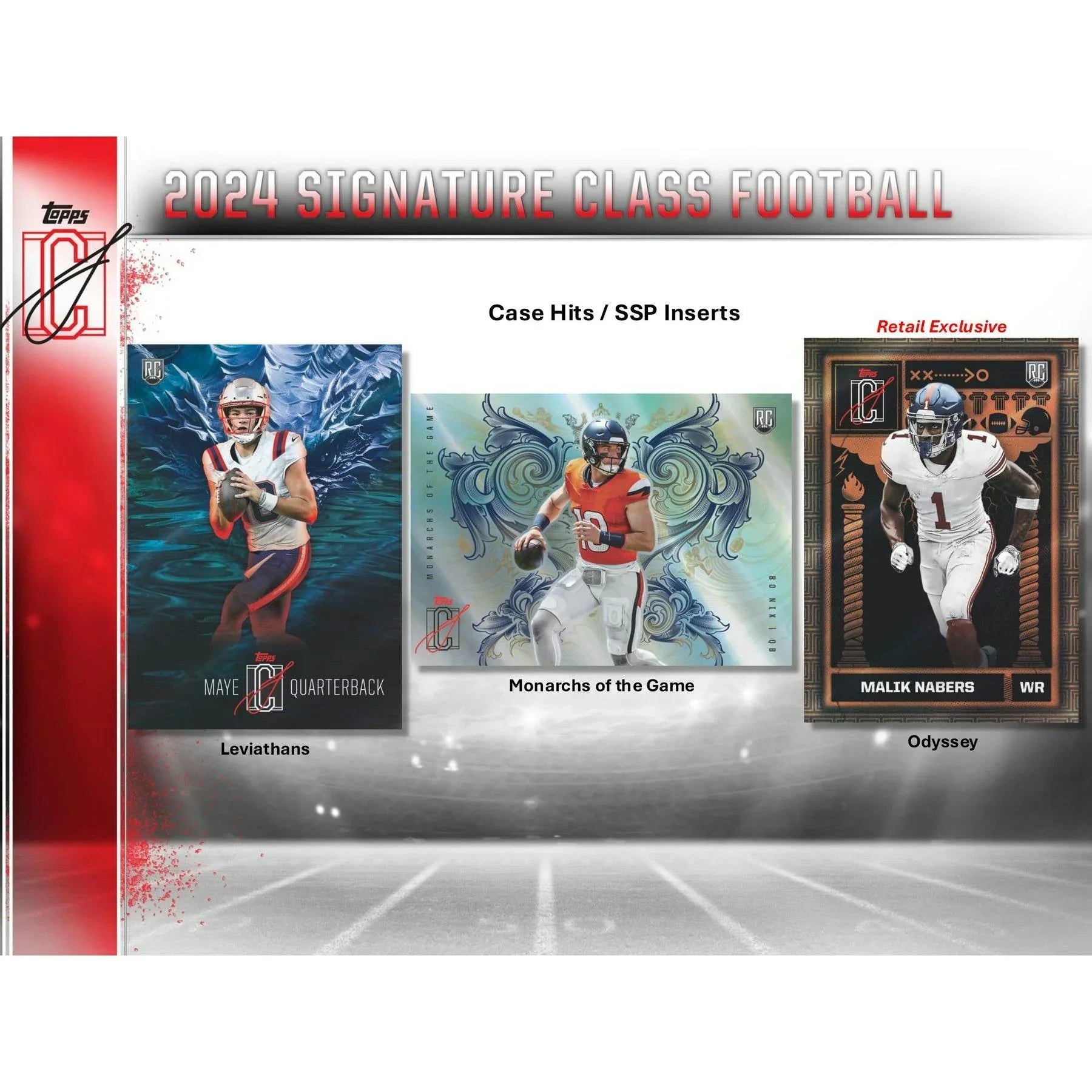 2024 Topps Signature Class Football Mega Box (Ships Sealed Only)